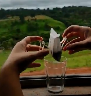 Drip Coffee, sachê para coar uma xícara de café por&nbsp;vez